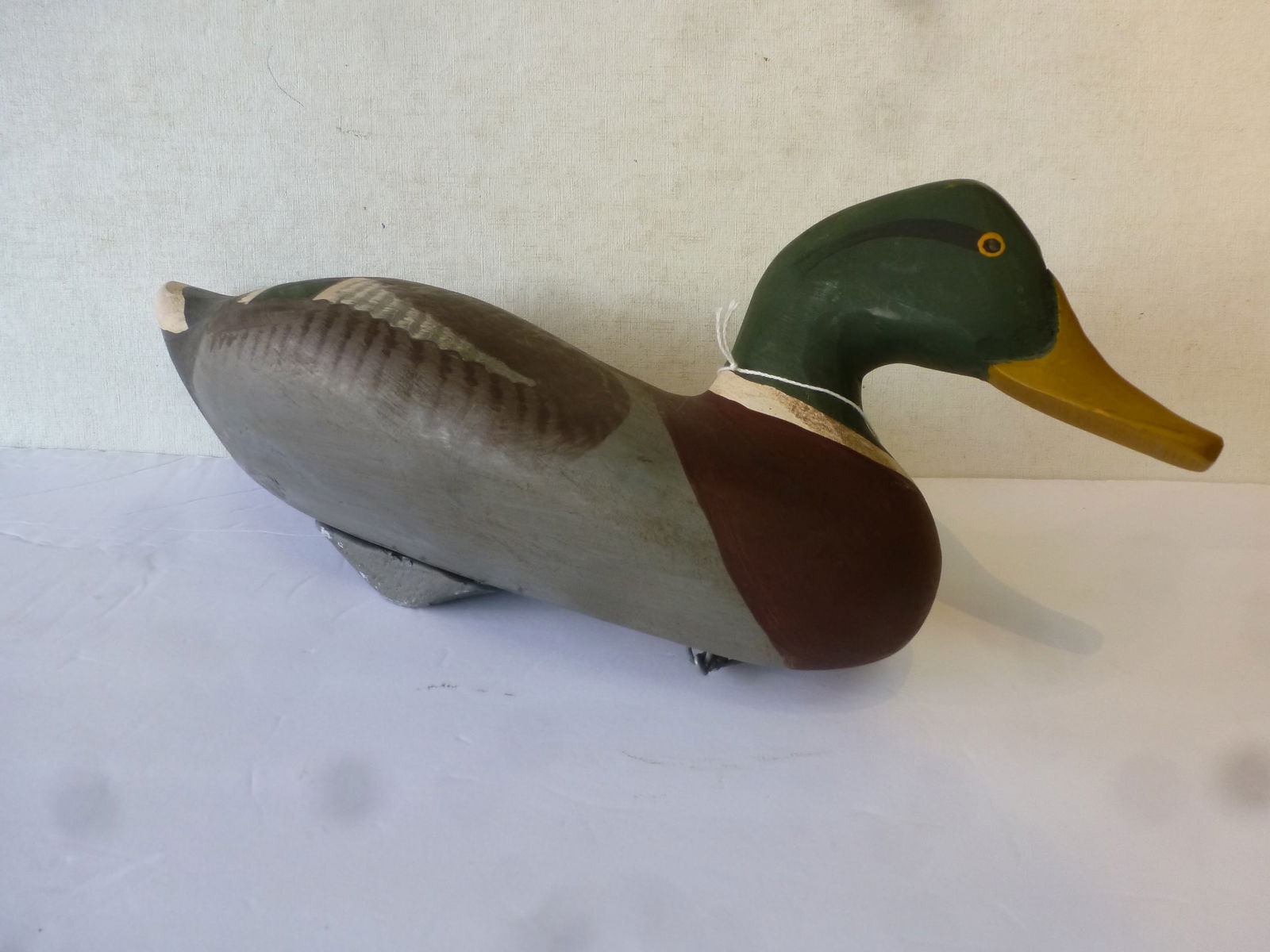 Signed Capt Harry Jobes(1936-2019) Mallard Duck Decoy; (1 of 3)