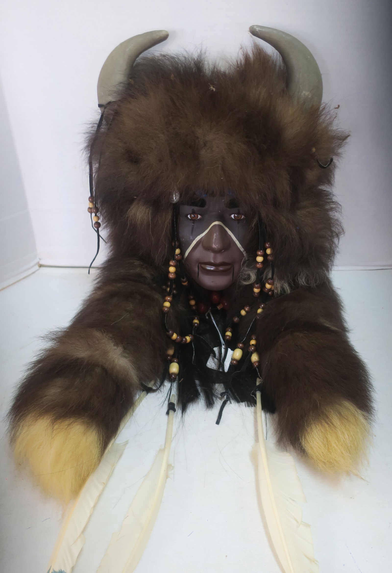 Native American Navajo Warrior Sprit Mask: (1 of 3)