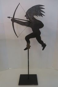 HERITAGE NATIVE AMERICAN Silhouette Weather Vane: