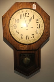 HOWARD MILLER Oak Case Regulator Clock: