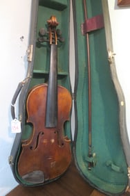 Antique CARLO ROBELLI Violin with BAUSCH 4/4 Bow: