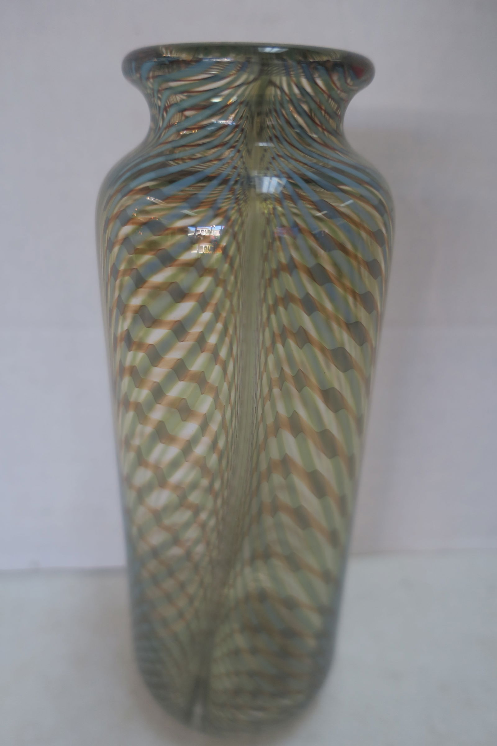 KIT KARBLER & MICHAEL DAVID BLOOM Art Glass Vase: (1 of 4)