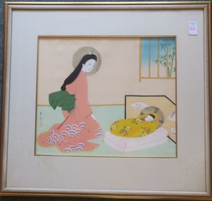 Modern Artist Interpretation of Japanese Tale of Genji