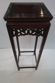 Classic Asian Rosewood Square Top Fern Stand: