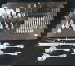 TOWLE "Old Master" Sterling Silver Flatware, 53 Pcs: