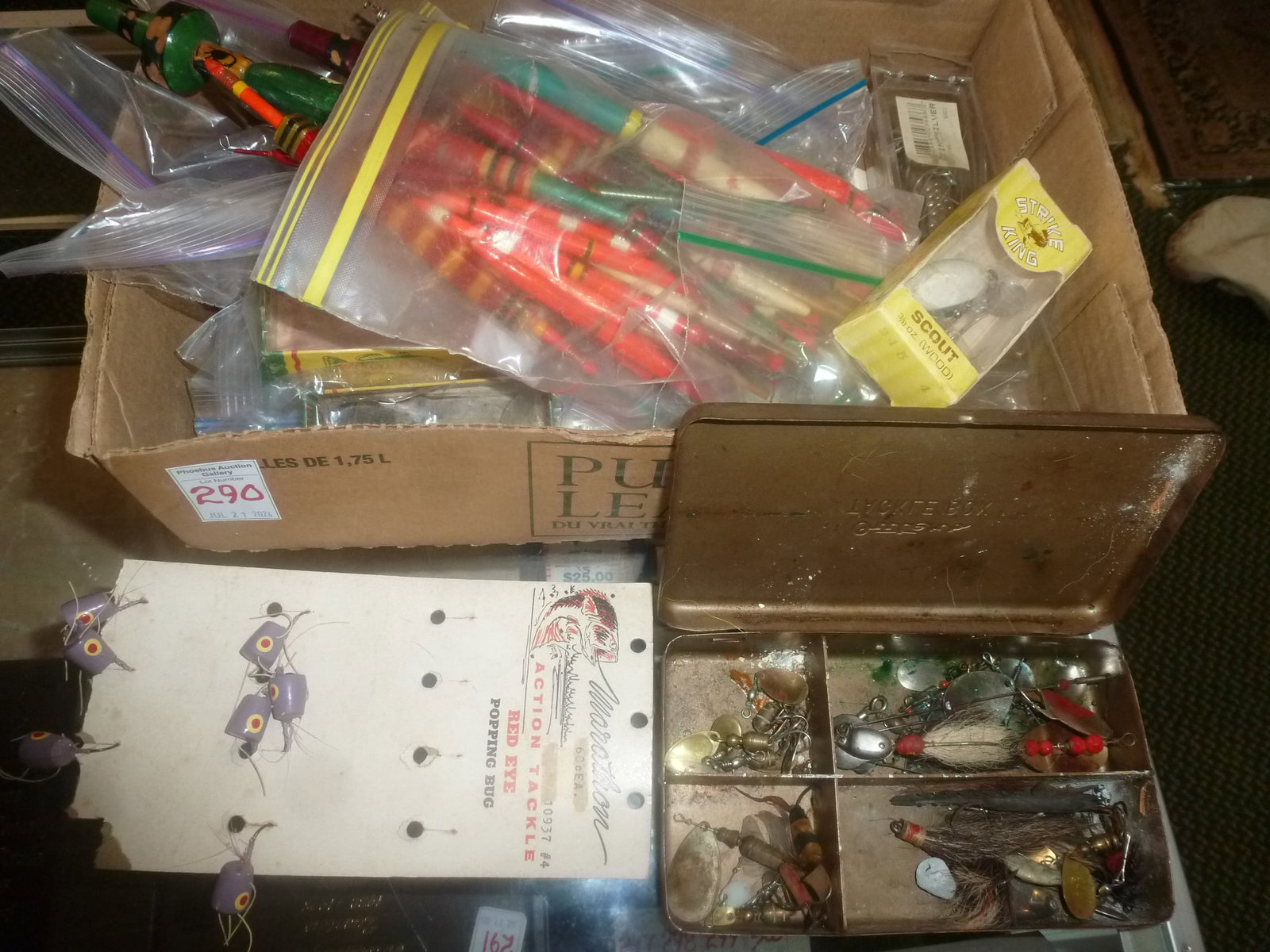 Collection of Lures and Bobbers: (1 of 4)