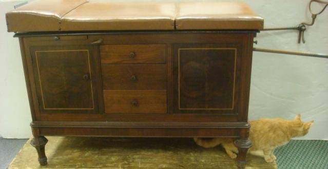 110: Vintage OBGYN Examining Table with Stirrups: - Nov 04, 2012 ...