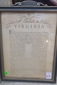 A TRIBUTE TO VIRGINIA Broadcast by General Motors