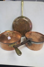 COP R Chef Lidded Pot and Fry Pan, Dovetailed Pan with Lid: