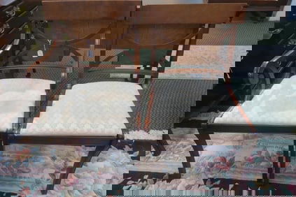 . Five Mahogany Dining Chairs: