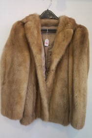 Autumn Haze Natural Mink Jacket: