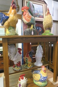 Large Flock of Eight Assorted Chicken Items: