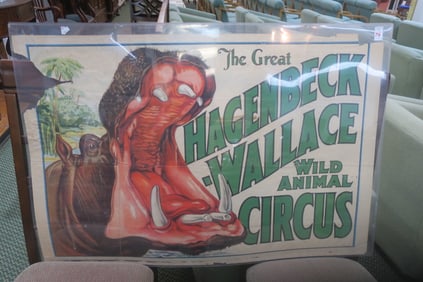"The Great Hagenbeck-Wallace Wild Animal Circus" Poster: