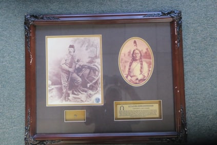 Custer/Sitting Bull with Horseshoe Piece: