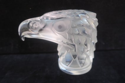 R.LALIQUE Tet d'Aigle Eagle Car Mascot/Paperweight: