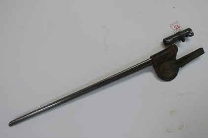 Springfield Trapdoor Socket Bayonet in Scabbard: