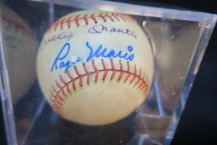 Baseball Signed by Mickey Mantle and Roger Maris: (1 of 2)