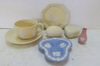 Pale Yellow WEDGWOOD Jasperware Pieces: