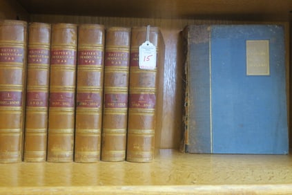 Collection of 6 Leather Bound Books Plus One More: