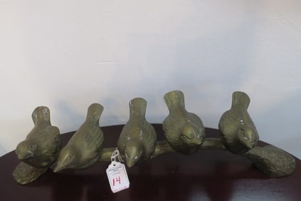 Brass Bird Sculpture: