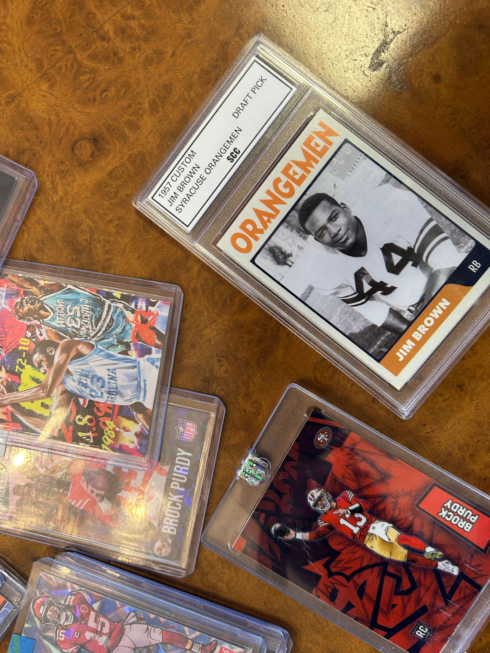 Assortment of 19 Football/Basketball Trading Cards (1 of 3)