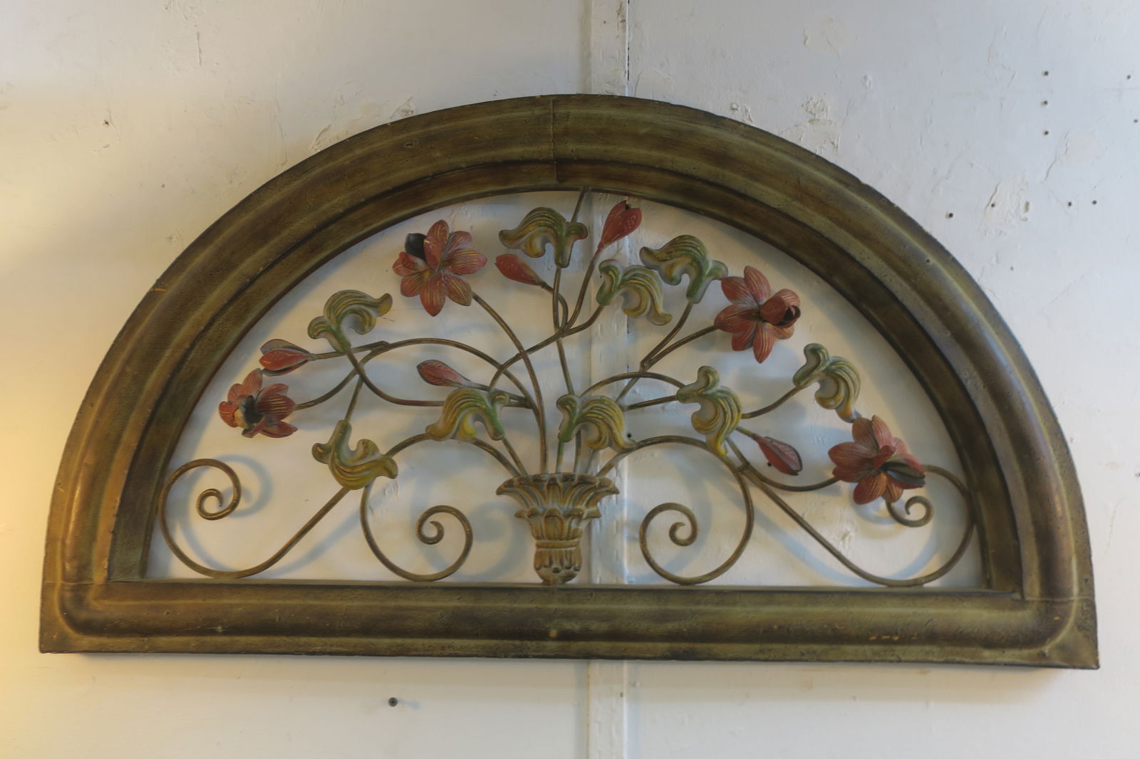 Metal Archway Floral Garden Sculpture (1 of 3)