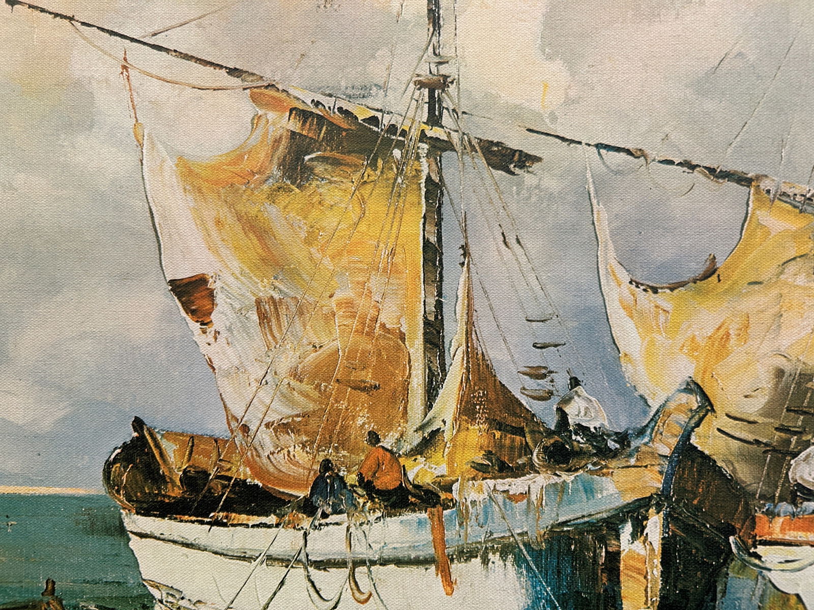 Navare Hino G Boat Print on Canvas (1 of 3)