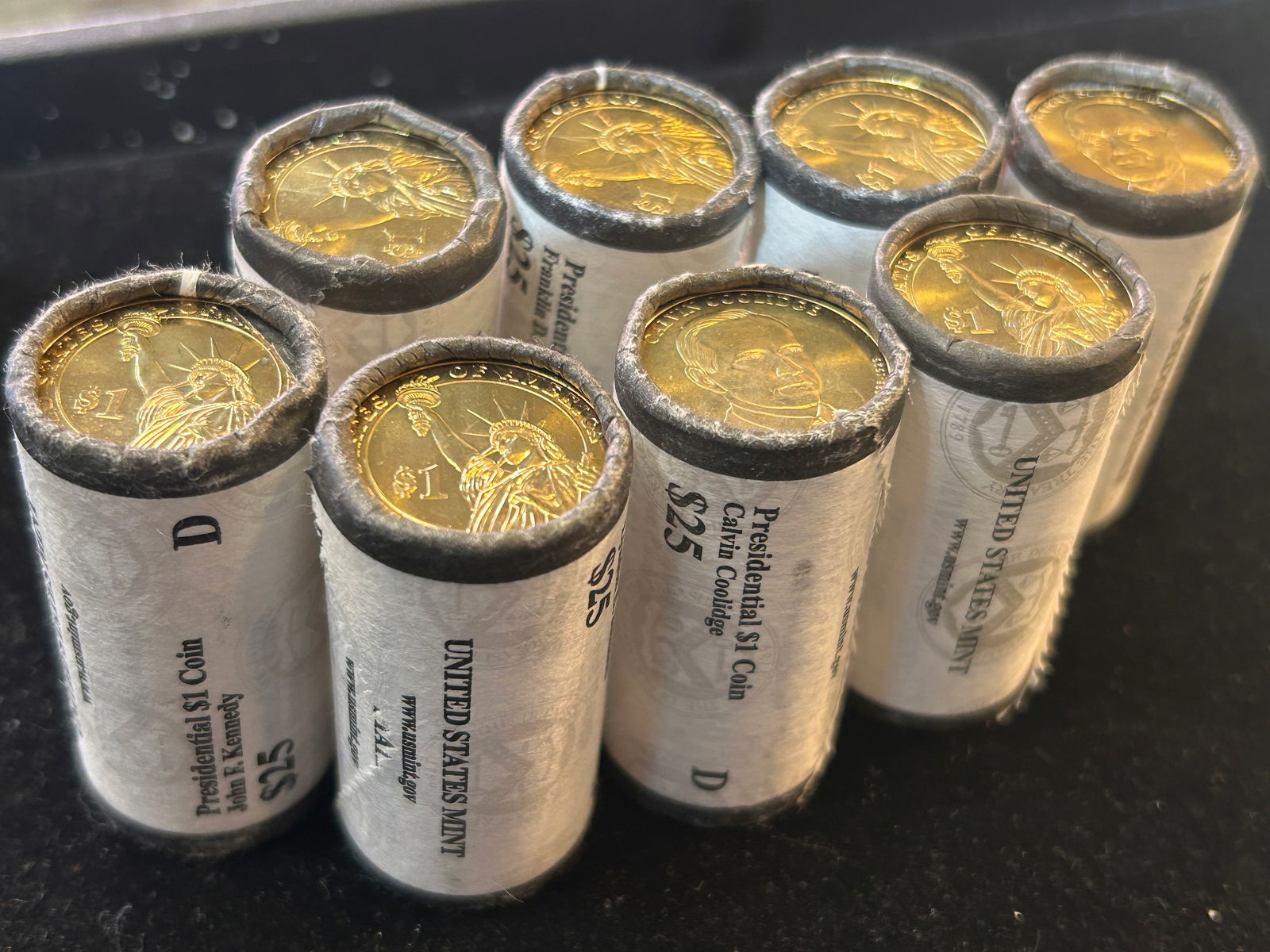 Unopened, Uncirculated Dollar President Coins (1 of 2)