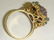 18K Yellow Gold Floraform Cluster Cocktail Ring: - 3