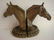 Pair of Cast Iron Horse Head Book Ends: