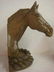 Pair of Cast Iron Horse Head Book Ends: - 2