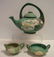 ROSEVILLE PEONY TEA SET IN Green: