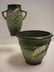 ROSEVILLE FREESIA Flower Pot and Vase: