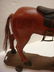 Primitive Style Childs Wooden Horse on Wheels: - 3