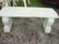 CONCRETE GARDEN BENCH: