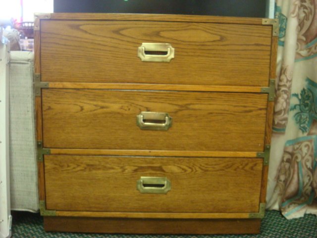 Bernhardt 3 Drawer Campaign Chest Jun 29 2014 Phoebus