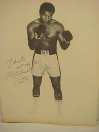 Autographed MUHAMED ALI Photograph: