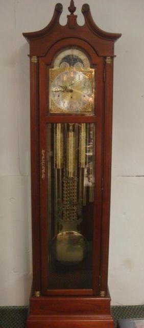 King Arthur Clock Co Grandfather Grandfather Clock See Sold Price