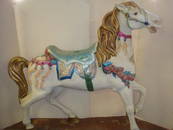 Handcrafted Fiberglass Carousel Horse: