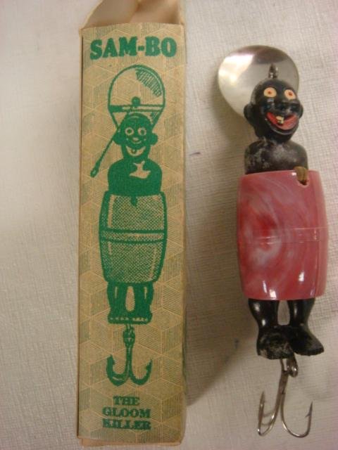 Vintage Black Memorabilia SamBo Fishing Lure