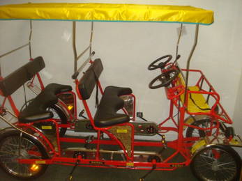 Delfino Ciclofan Surrey Quadcycle, 6 Adults + 2 Youth: