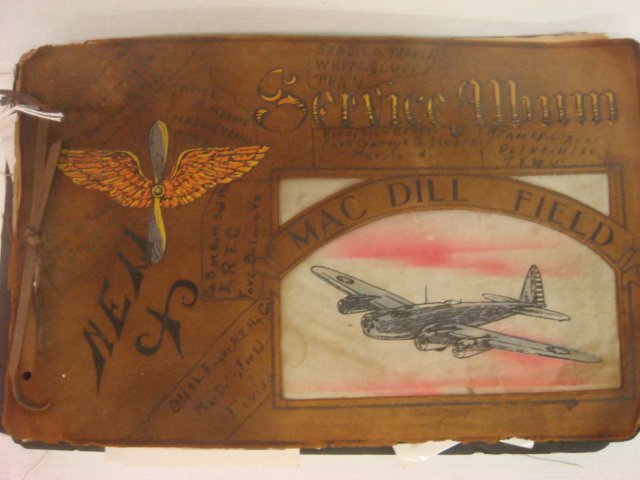 World War II Photo Album of Walter E New, 911 Engineer:: World War II Photo Album of Walter E New, 911 Engineer: News's Photographs and Buddies in Camp and in the Field, Pictures of Large Barracks Fire, M-3 Half- Track, BAR and M-1 Carbines, and GI's Always