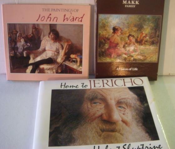 3 Coffee table Art Books; Shuptrine, Ward and Makk:: 3 Coffee table Art Books; Shuptrine, Ward and Makk: MAKK A VISION OF LIFE, Signed by Eva, Americo and AB Makk. "PAINTNG OF JOHN WARD" CBE, English Portraitist Including Lady Diana and Princess Royal.