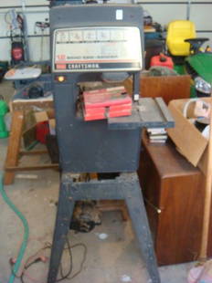 CRAFTSMAN 12" Band Saw/Sander with Table:: CRAFTSMAN 12" Band Saw/Sander with Table: Three Extra Blades. (250-450)