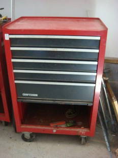CRAFTSMAN Five Drawer Rolling Tool Chest & Auto Tools:: CRAFTSMAN Five Drawer Rolling Tool Chest & Auto Tools: Automotive Tools, Sockets and Wrenches. (300-500)