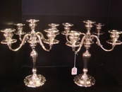 Pair of GORHAM "Louis XV" Sterling Candelabra: