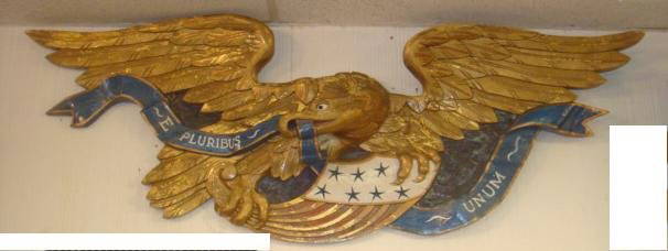 John Bellamy Style Spread Wing Gilt Eagle: