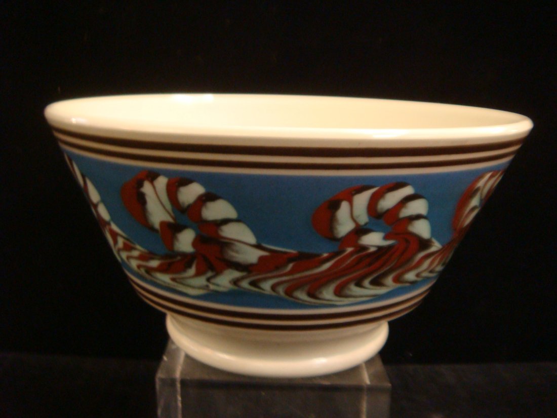 D.G.CARPENTIER Contemporary Mocha Ware Bowl: (1 of 4)