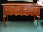 HENKEL-HARRIS Queen Anne Style 2 Drawer Buffet: