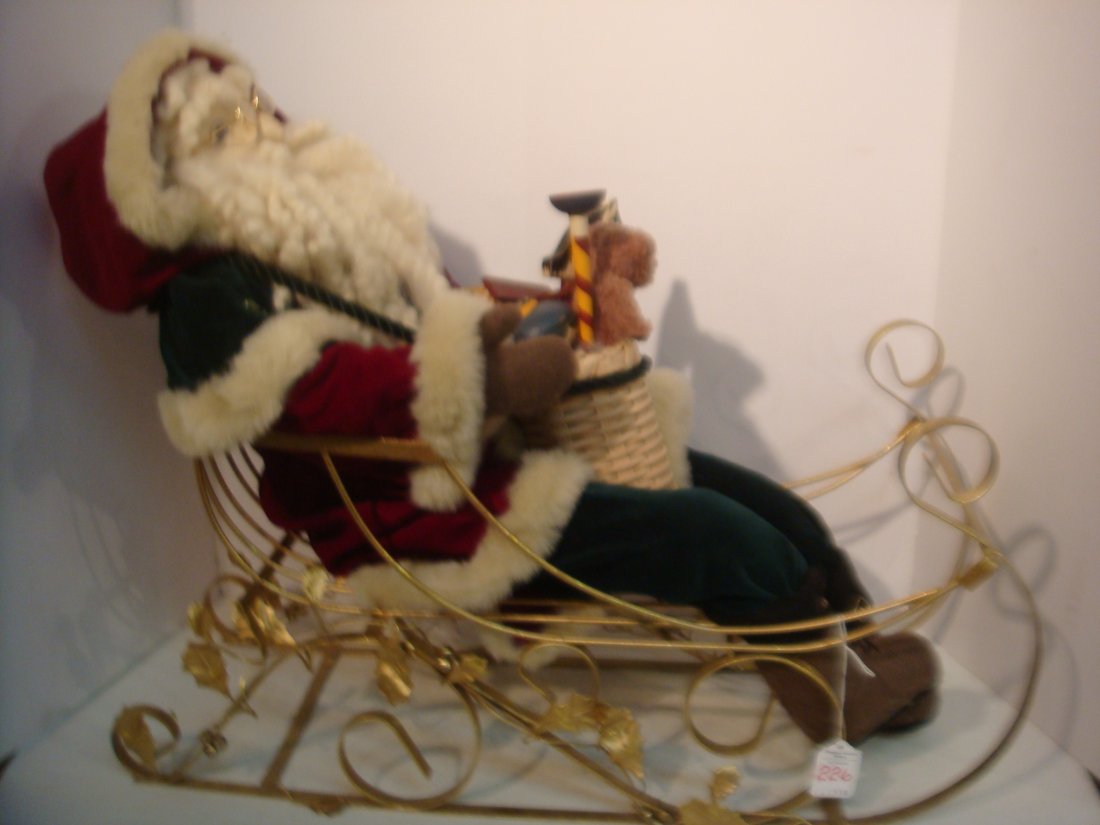 Santa On His Sleigh: (1 of 4)